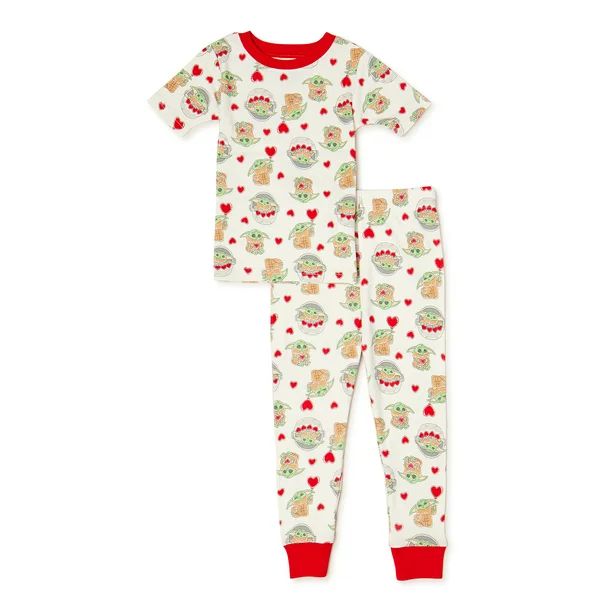 Valentine's Day Baby Yoda Unisex Baby and Toddler Cotton Pajama Set, 2-Piece, Sizes 12M-5T - Walm... | Walmart (US)