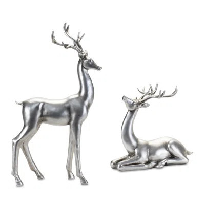 Metallic Deer Figurine (Set of 2) | Wayfair North America