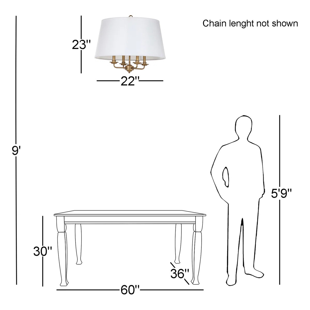 Austintown 4 - Light Gold Single Pendant | Wayfair North America