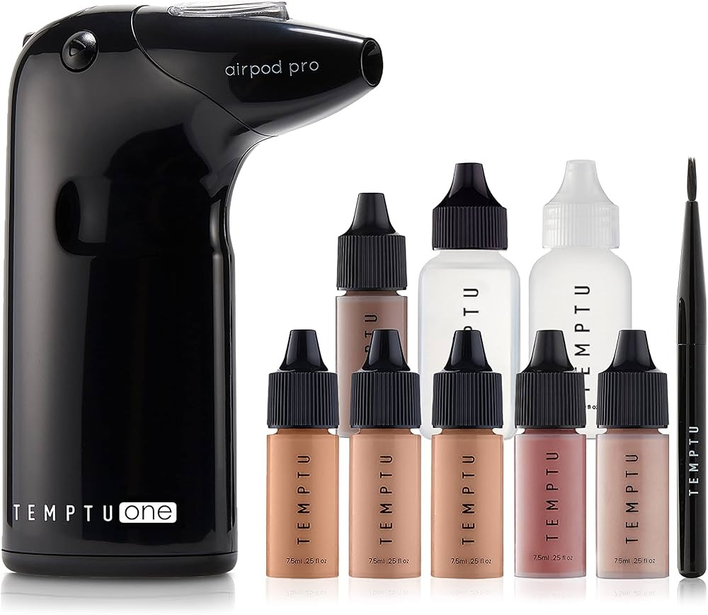 Amazon.com: TEMPTU One Airbrush Make-up Kit for Complexion Perfection with Cordless Compressor, L... | Amazon (US)