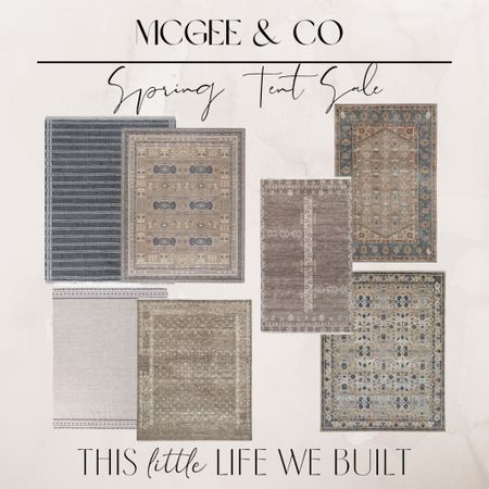 McGee and Co spring tent sale / McGee and Co sale / living room decor / area rugs / studio McGee area rugs

#LTKFind #LTKstyletip #LTKhome