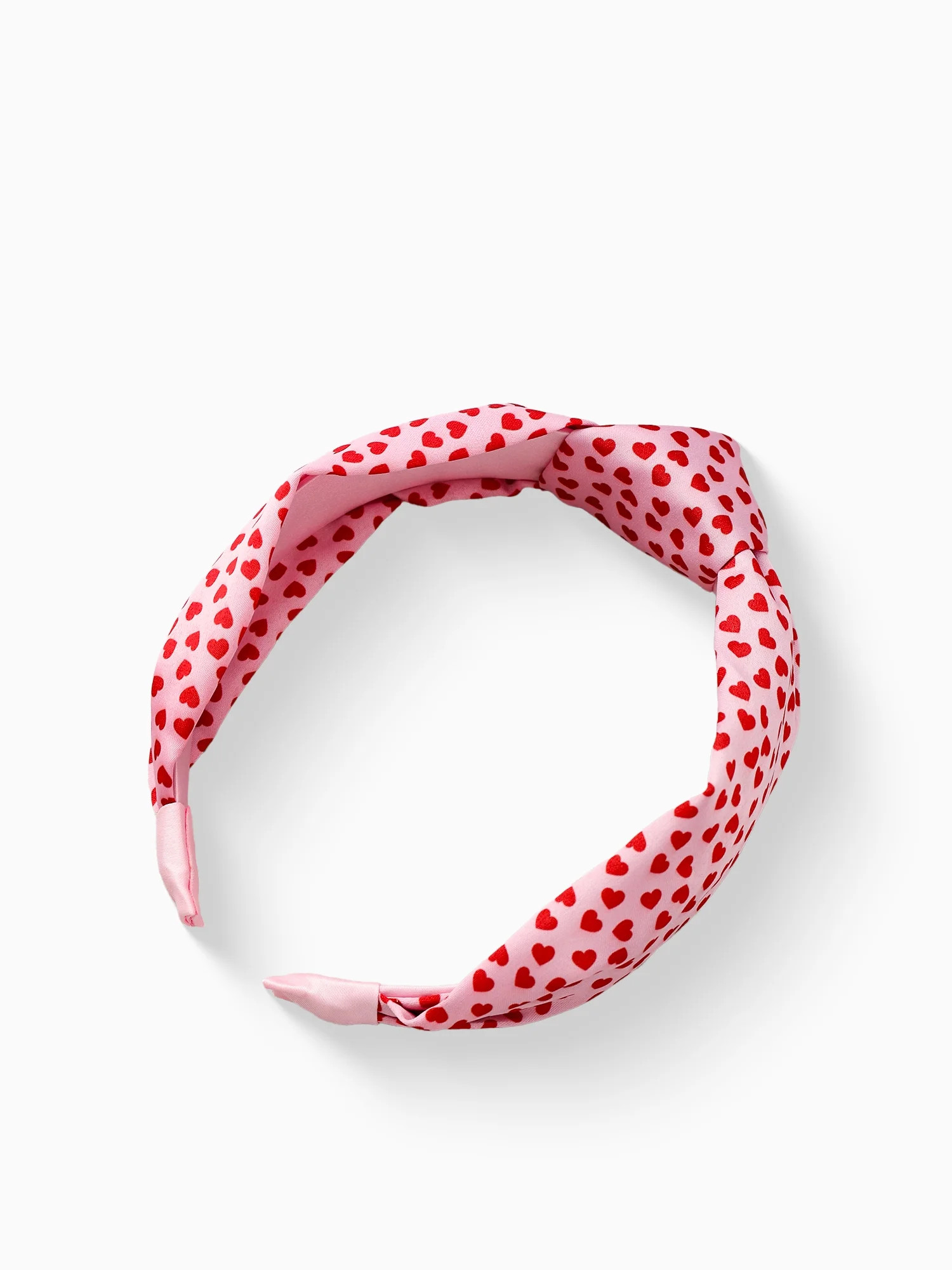 Way to Celebrate Valentine's Day Pink Hearts Fabric Headband, 1 Piece | Walmart (US)