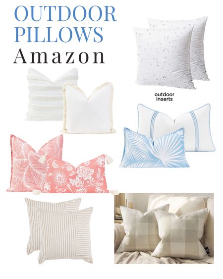 Amazon outdoor pillow / patio pillow / patio decor / outdoor furniture / throw pillows / spring home

#LTKFind #LTKhome #LTKSeasonal