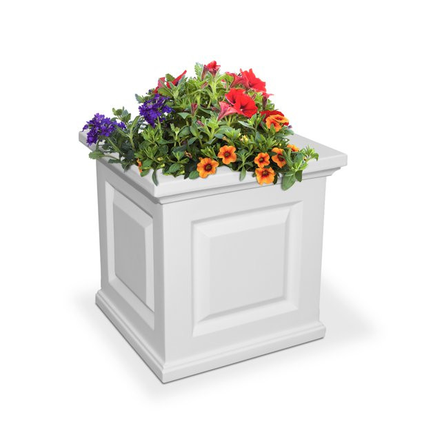 Nantucket 16x16 Planter White | Walmart (US)