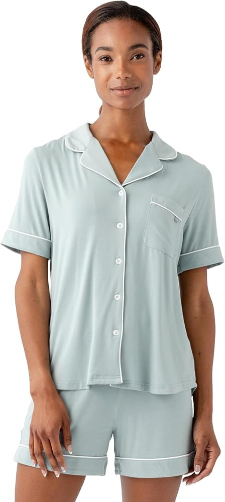 Cozy Earth Women’s Short Sleeve Pajama Set - Relaxed Fit with Adjustable Waistband & Side Pocke... | Amazon (US)