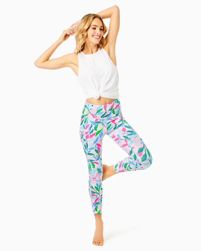 UPF 50+ Luxletic 24" Weekender High Rise Midi Legging | Lilly Pulitzer