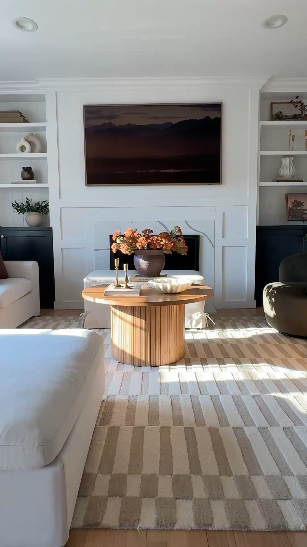 I still can’t believe this @wayfair verified coffee table is under $350! 🤎 The fluted base, the warm wood tone… it looks so high-end and I love how it warms up the room and plays so well with all my neutral tones. Total steal! 

#wayfair #wayfairpartner #livingroom #coffeetable #roundcoffeetable #modernorganic #neutrallivingroom


#LTKHome #LTKStyleTip