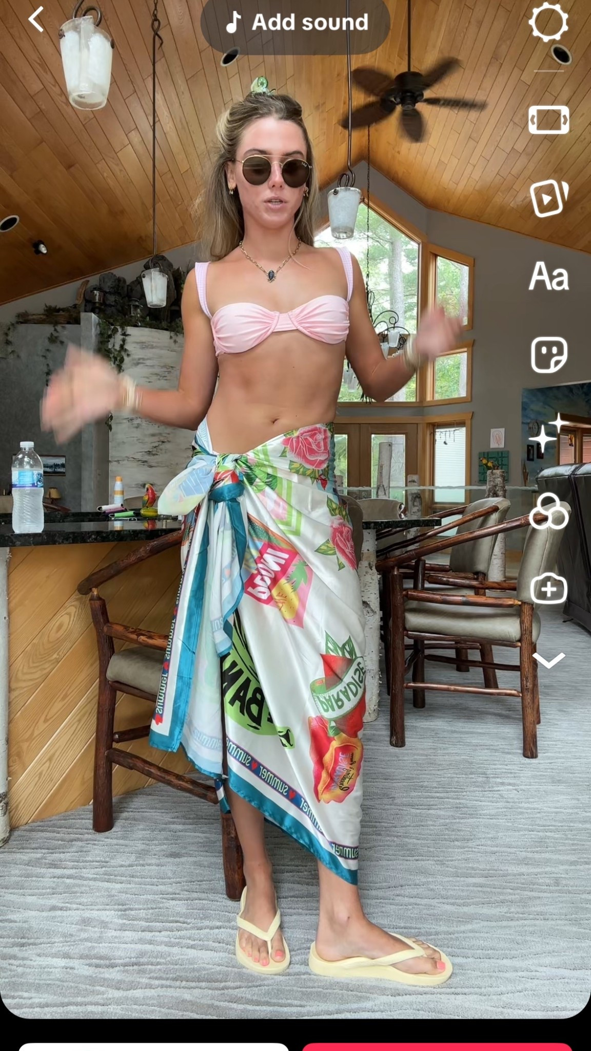 My bikini is from strawberry milk mob. My sarong is Amazon Women's Beach Swimwear Printed Long Sarong Coverups Bathing Suit Pareo Large Pashmina Wrap Skirt. My flip flops are Archie’s. My necklace is James Michelle my code is SLOANE  

#LTKTravel #LTKSwim #LTKFindsUnder50