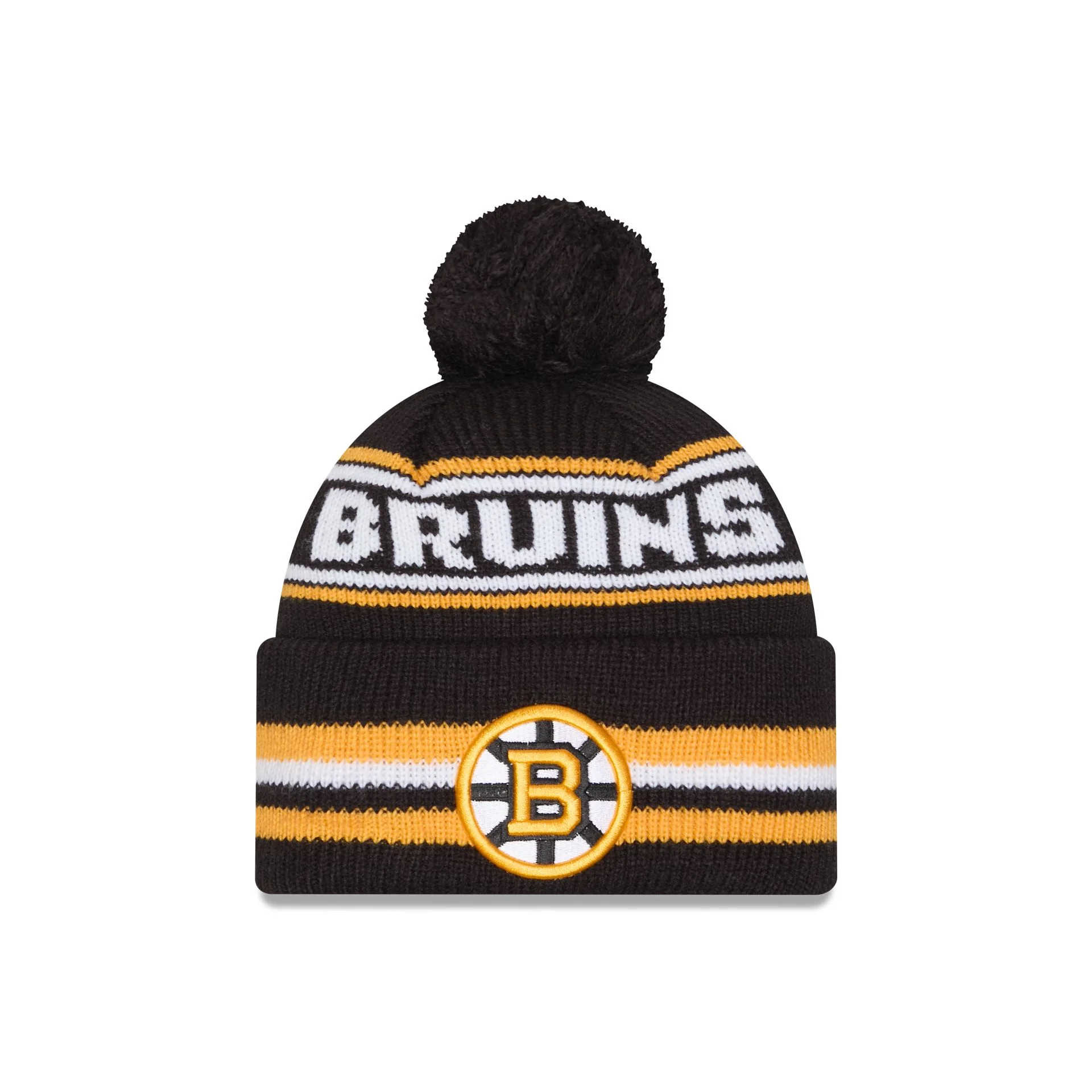 Boston Bruins Classic Pom Knit Hat | New Era