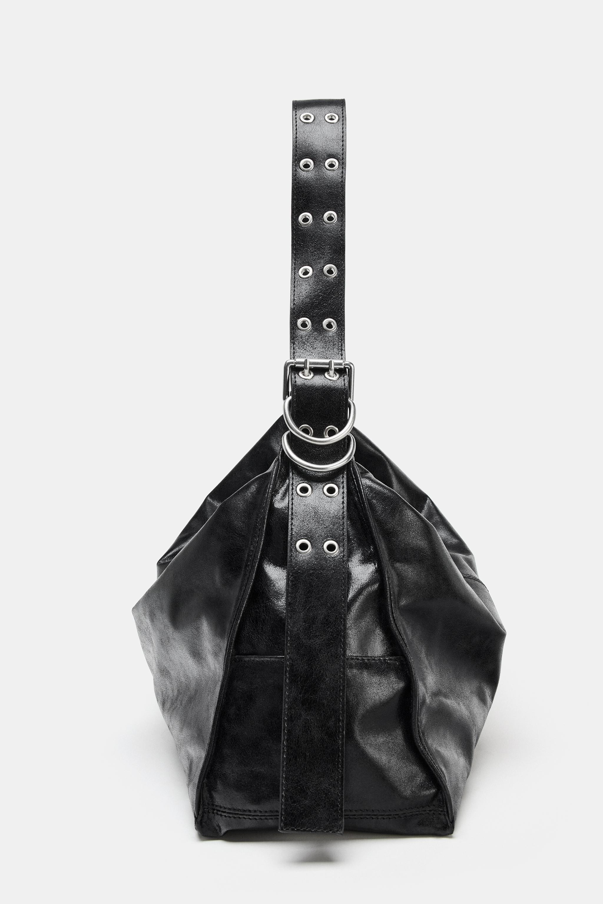 MAXI BUCKET BAG WITH METAL EYELETS | Zara US