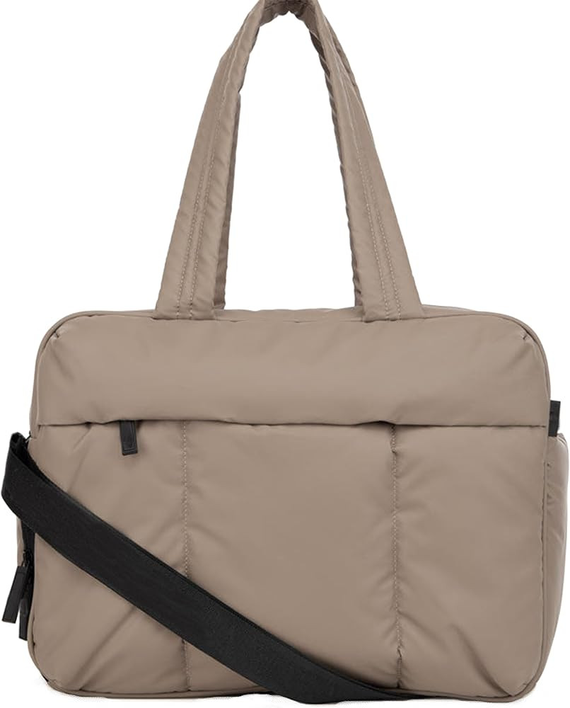 GVOULL Travel Duffel Bag Quilted Nylon Weekender Bag Puffer Tote Bag for Women Carry On bags for ... | Amazon (US)