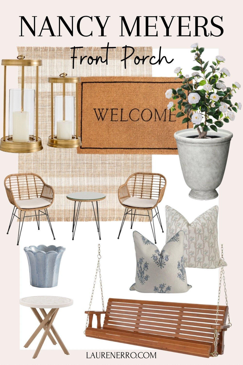 Bring your front porch to life with these Nancy Meyers inspired finds!
.
.
.
Cozy front porch, front porch decor, patio furniture, cottage furniture cottagecore

#LTKSaleAlert #LTKSeasonal #LTKHome