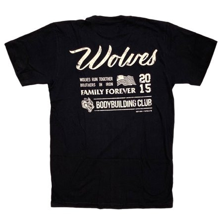 Darc Sport Men s Wolves Run The World Distressed Print Tee T-Shirt (Medium Black) | Walmart (US)