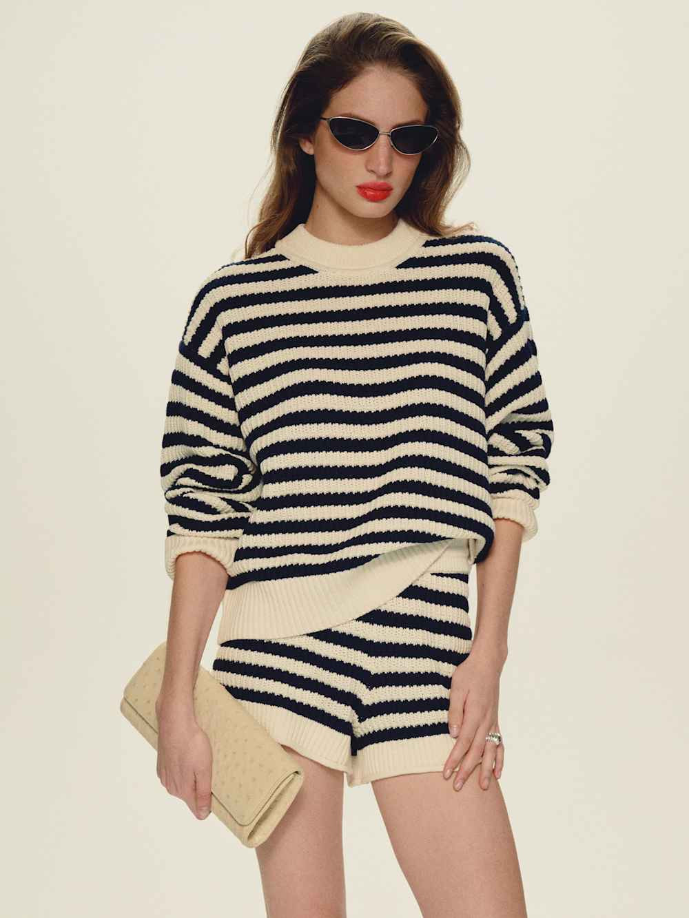 Collie Oversized Cotton Crew | Reformation (Global)
