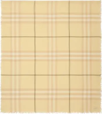 Wide Check Wool Scarf | Nordstrom