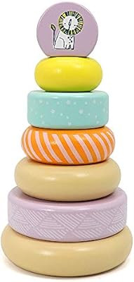 LEO & FRIENDS Wooden Stacking Toys,100% Non-Toxic Australia Origin Montessori Toys for Toddlers O... | Amazon (US)