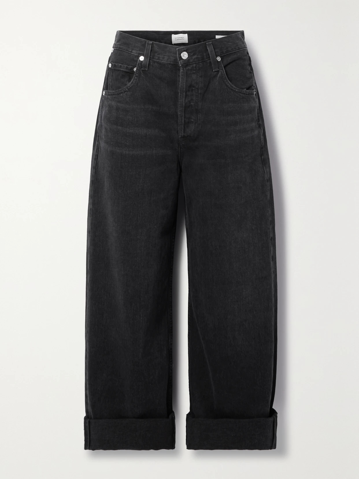 Citizens of Humanity - + Net Sustain Ayla Wide-leg Organic Jeans - Black | NET-A-PORTER (UK & EU)