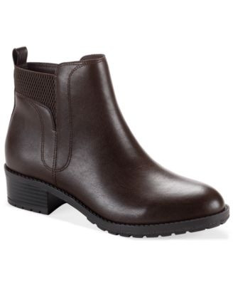 Style & Co Women's Graciee Lug Booties, Macy's Exclusive - Black Beauty | Macy's