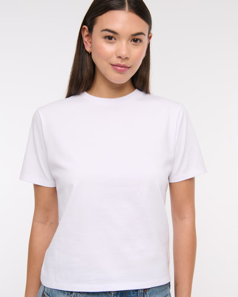 Essential Premium Polished Relaxed Tee | Abercrombie & Fitch (US)