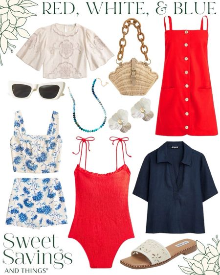 Vacay Styles: Red, White, and Blue! ❤️💙