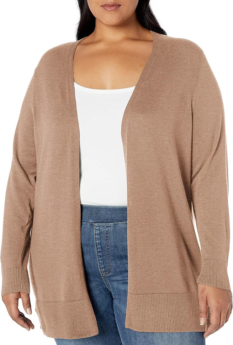 Amazon Essentials Women's Lightweight Open-Front Cardigan Sweater (Available in Plus Size) | Amazon (US)