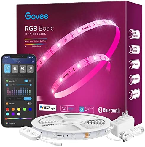 Govee WiFi LED Strip Lights, 32.8ft RGB Strip Lights Work with Alexa and Google Assistant, Smart ... | Amazon (US)
