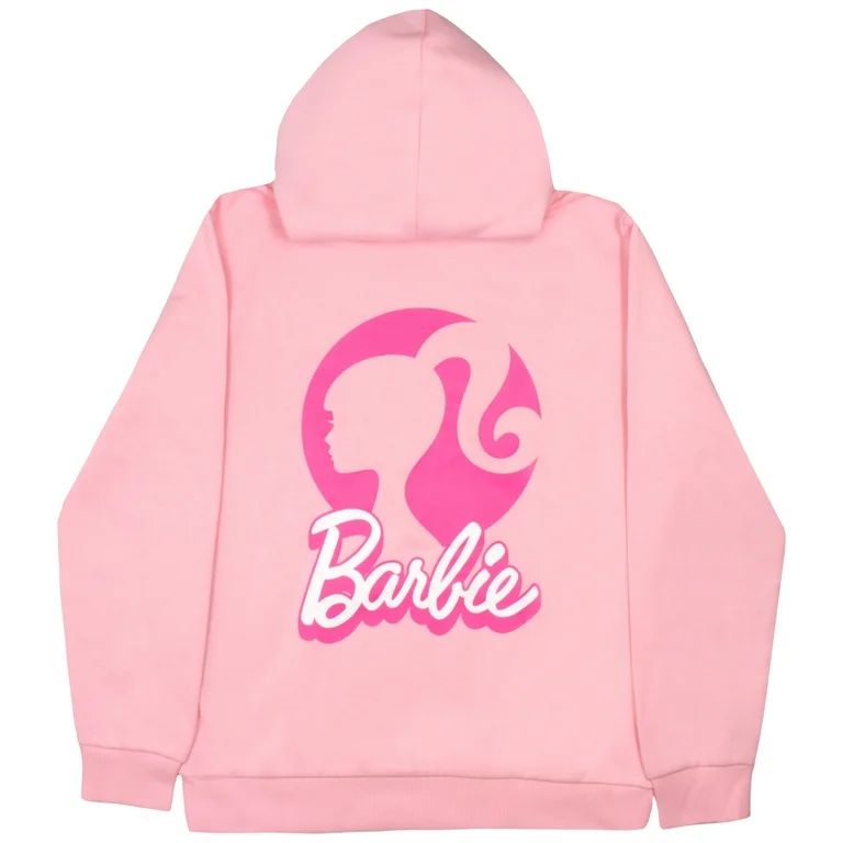 Barbie Cursive Logo Girls Pullover Hoodie for Kids (Size 4-4T) | Walmart (US)