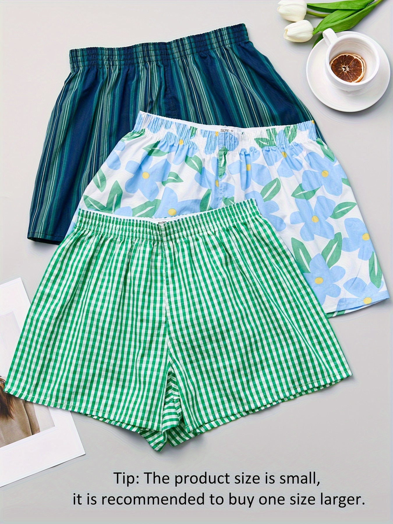 Casual Allover Print Lounge Bottoms Comfy Elastic High Waist - Temu | Temu Affiliate Program