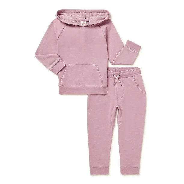 Wonder Nation Baby and Toddler Unisex Athleisure Outfit Set, 2-Piece, Sizes 12M-5T - Walmart.com | Walmart (US)