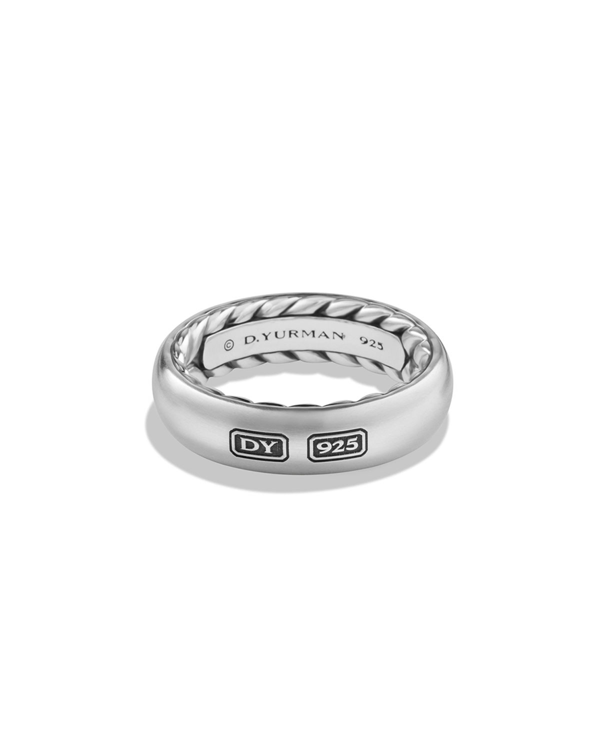 Streamline Men's Band Ring, Silver | Neiman Marcus
