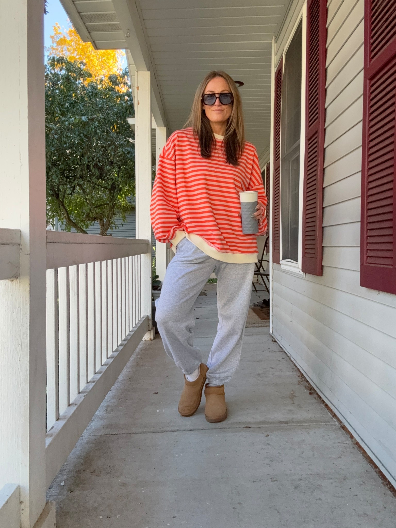 10/22/25 ✨ Sweatshirt is a large. Sweatpants are a medium.

Everyday outfits. Easy outfits. Easy outfit ideas. Neutral basics. Fall outfits. Fall outfit idea. Casual outfits. Basic mom outfit. Casual outfit idea. Casual outfit. Everyday outfit. Mom outfit. Street style. Casual mom outfit. Amazon fashion. Sports mom outfits. Sports mom outfit idea.

#LTKootd #LTKFindsUnder100 #LTKOver40