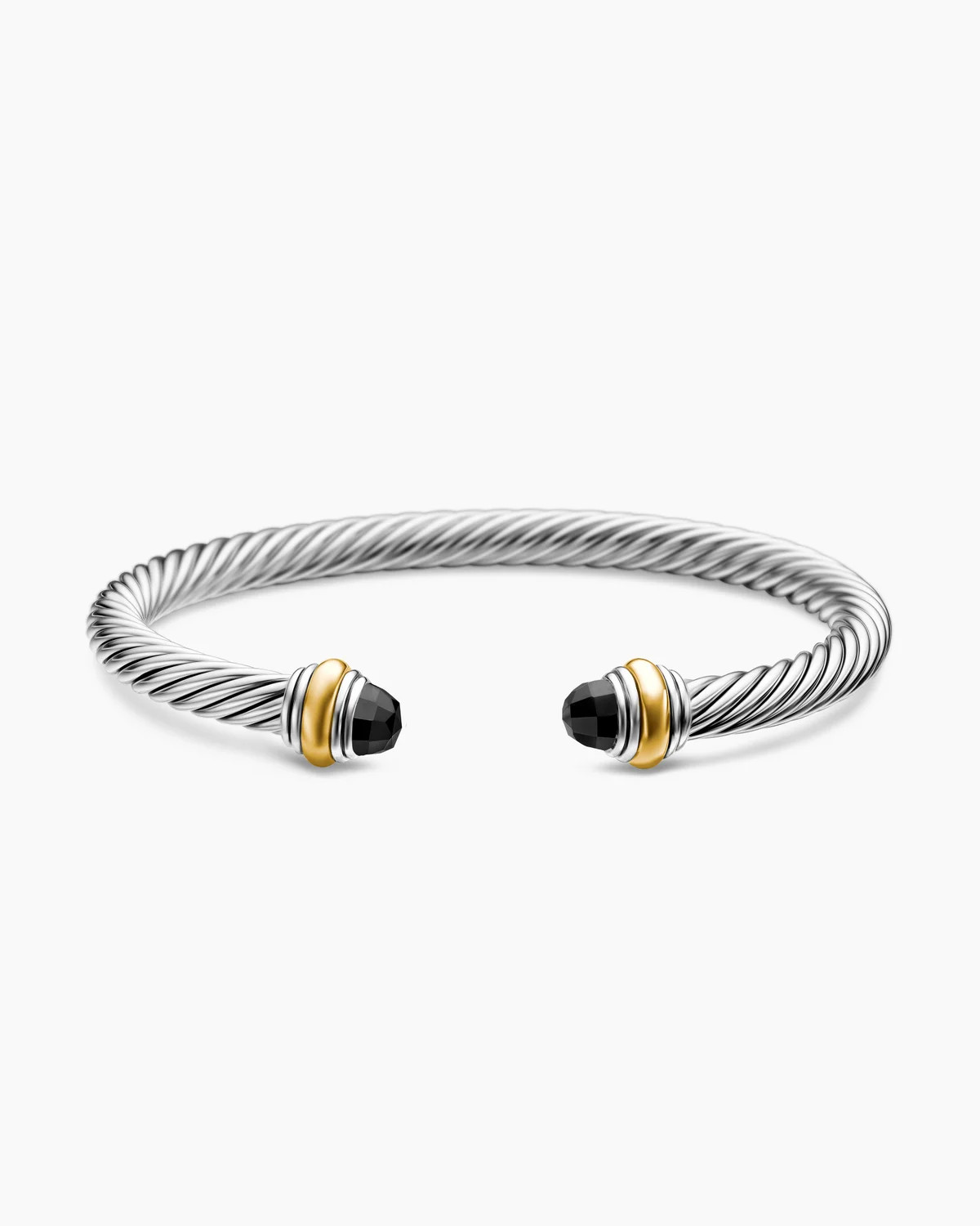 David Yurman | Classic Cable Bracelet in Sterling Silver with 14K Yellow Gold, 5mm | David Yurman