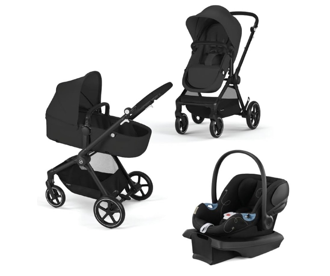 Cybex EOS 5-in-1 Travel System Stroller + Lightweight Aton G Infant Car Seat Moon Black, Black Frame

#LTKKids #LTKmomlife #LTKBaby