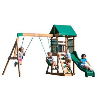 Backyard Discovery Buckley Hill All Cedar Swing Set-2001046com - The Home Depot | The Home Depot