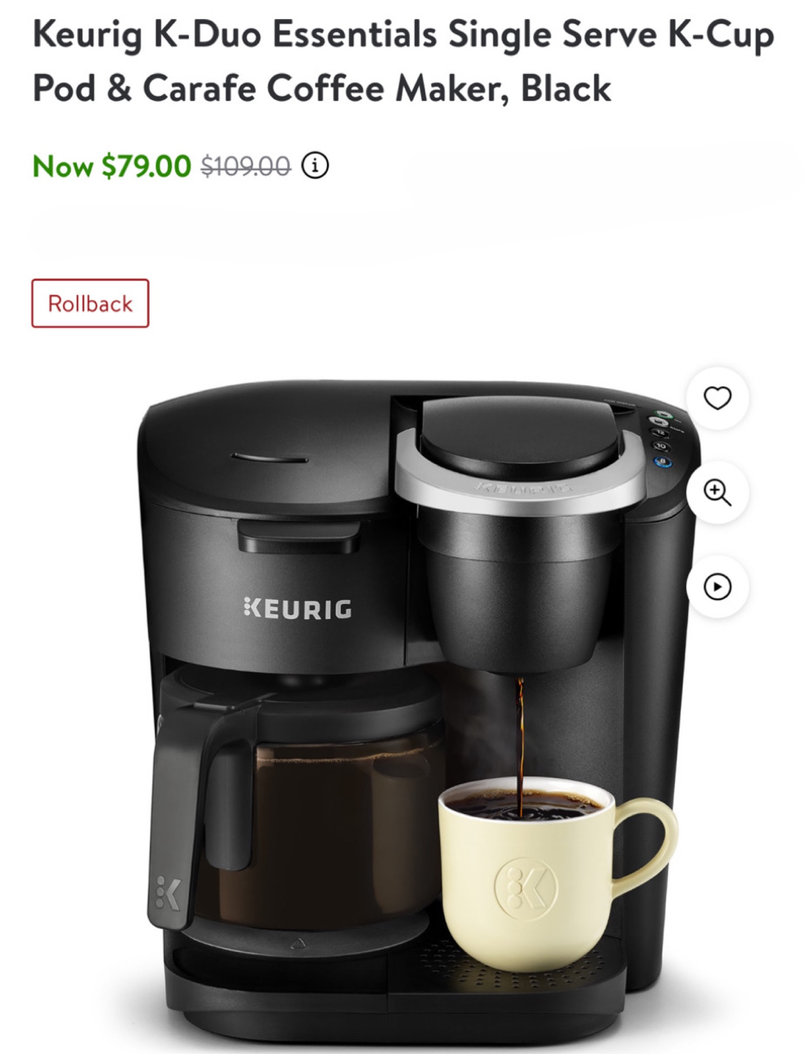 Walmart Deals: Keurig K-Duo Essentials