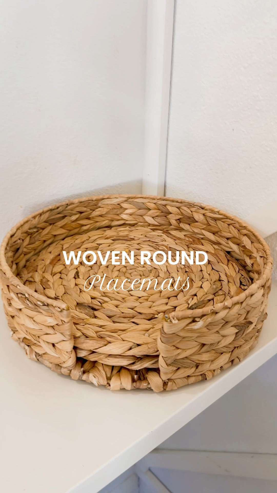 We’ve been loving these  round woven placemats for our dining room table they match our rustic, boho aesthetic perfectly! ✨ Easy to clean, easy to store, and they add the prettiest texture to every meal. 

#LTKFamily #LTKFindsUnder50 #LTKHome