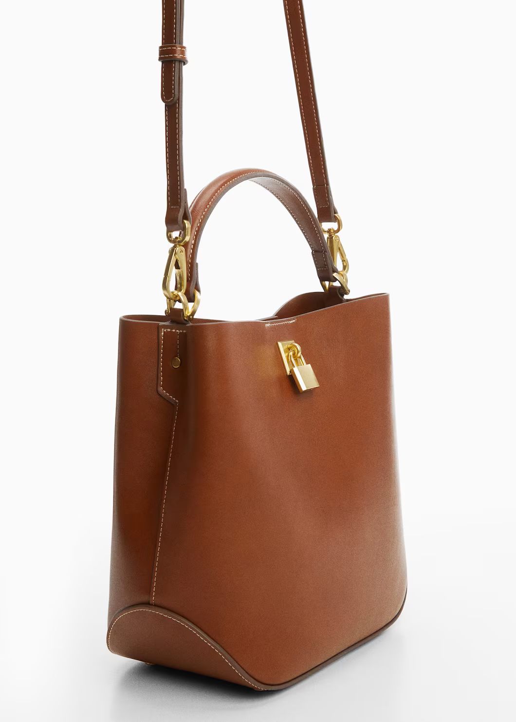 Shopper bag with padlock | MANGO (UK)