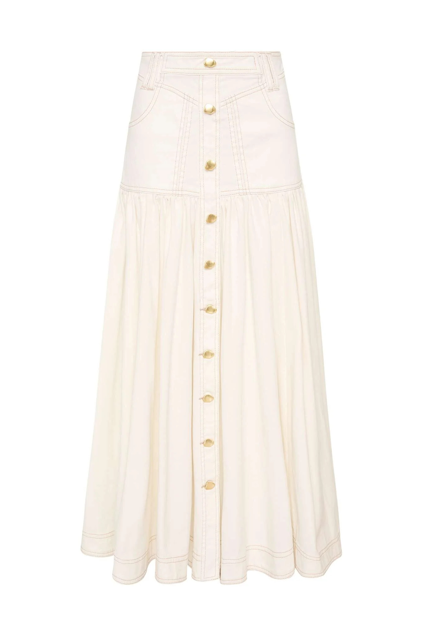 Belmond Denim Midi Skirt | aje. (US, UK, Europe, ROW)