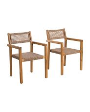 Set Of 2 Outdoor Dining Chairs | TJ Maxx