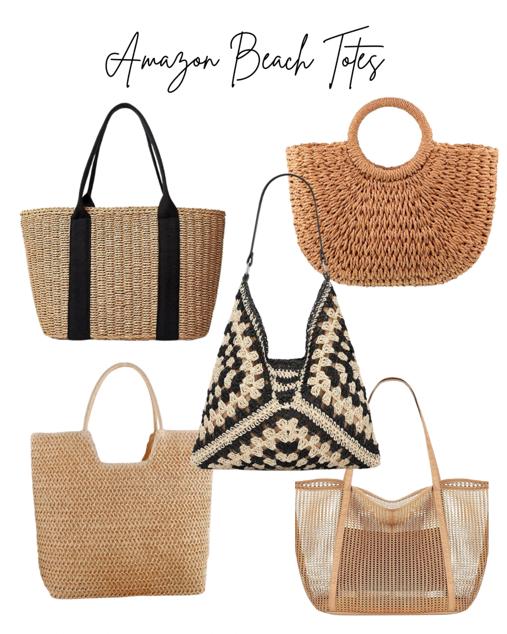 Beach Totes Favorites!  Raffia bag, tote, black bag, tan bag, summer purse, straw, natural purse, vacation, travel 
#beachbag #beachtote #poolbag #raffia #tote

#LTKItBag #LTKSwim #LTKTravel