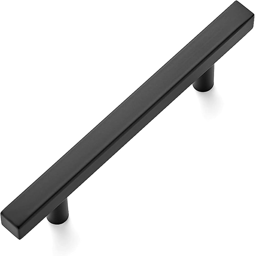 Ravinte 30 Pack 6'' Square Cabinet Pulls Matte Black Stainless Steel Kitchen Drawer Pulls Cabinet... | Amazon (US)