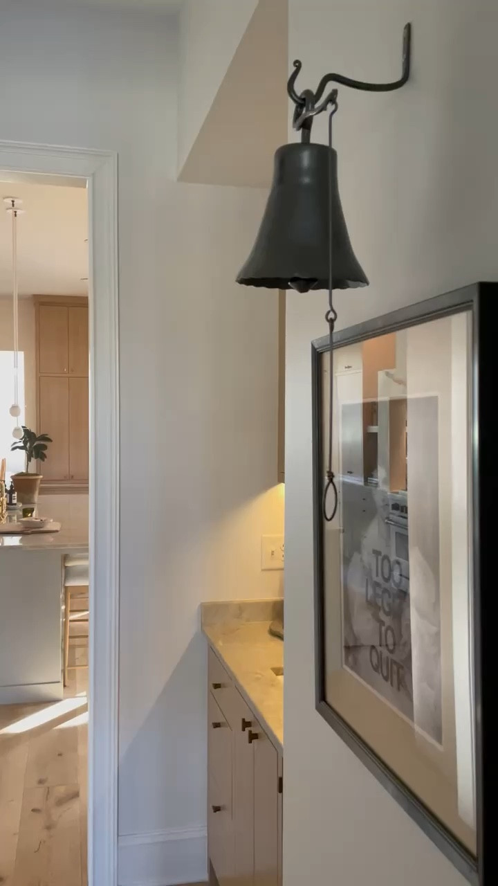 Added a dinner bell to our bar nook because we had one growing up, and it’s very nostalgic 🥲 plus it’s a way to get my picky toddler excited about mealtime. Linking the seller on Etsy!

#LTKhome #LTKfindsunder100