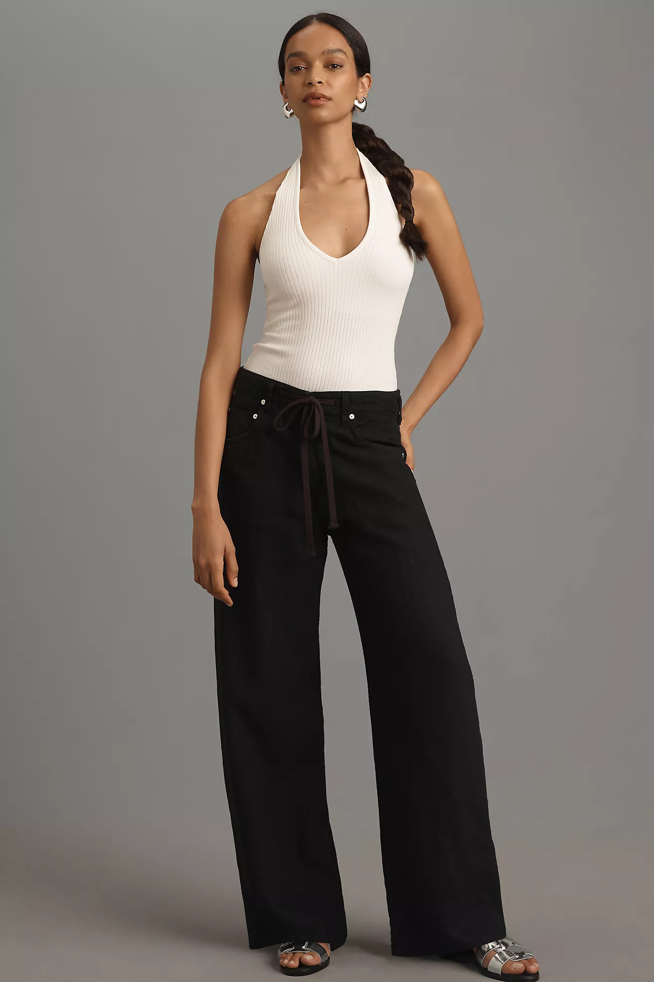 Citizens of Humanity Brynn Drawstring Linen Trouser Pants | Anthropologie (US)