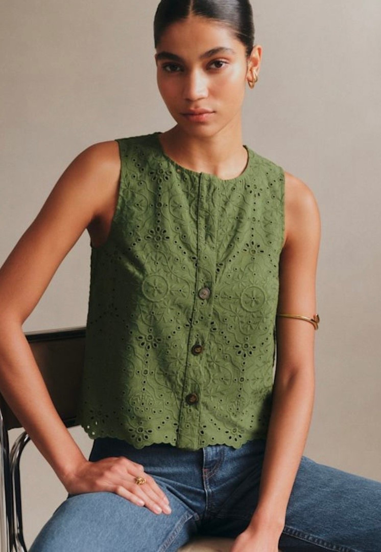 I got a size 8 in this! Have the white version from last year 
Spring outfit, spring top 

#LTKootd