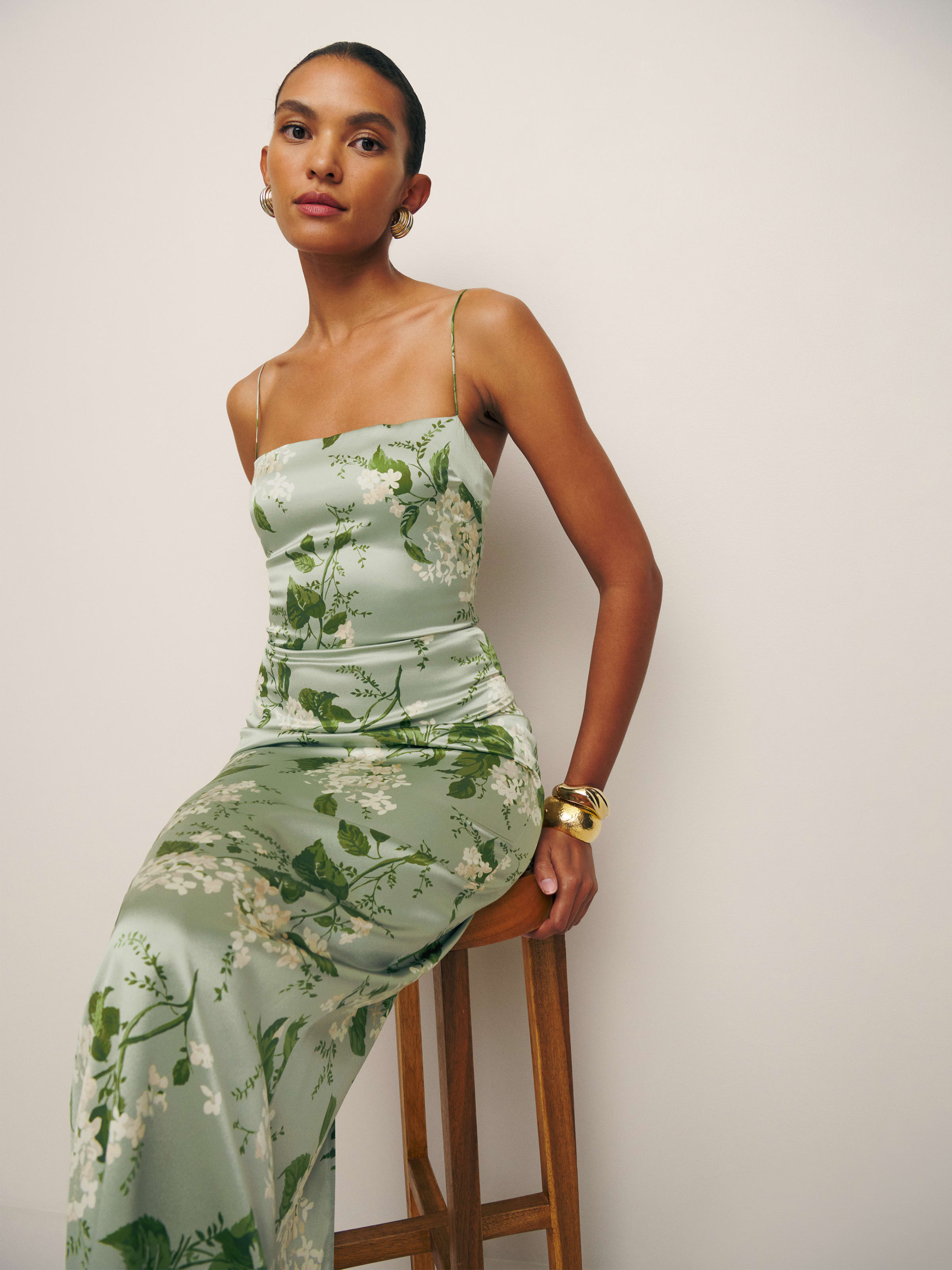Frankie Silk Dress | Reformation (Global)