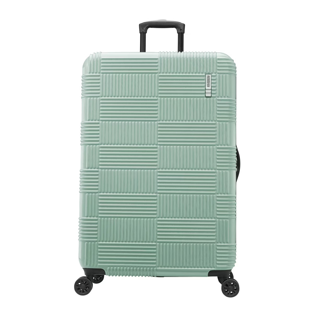 American Tourister NXT Hardside Large Checked Spinner Suitcase | Target