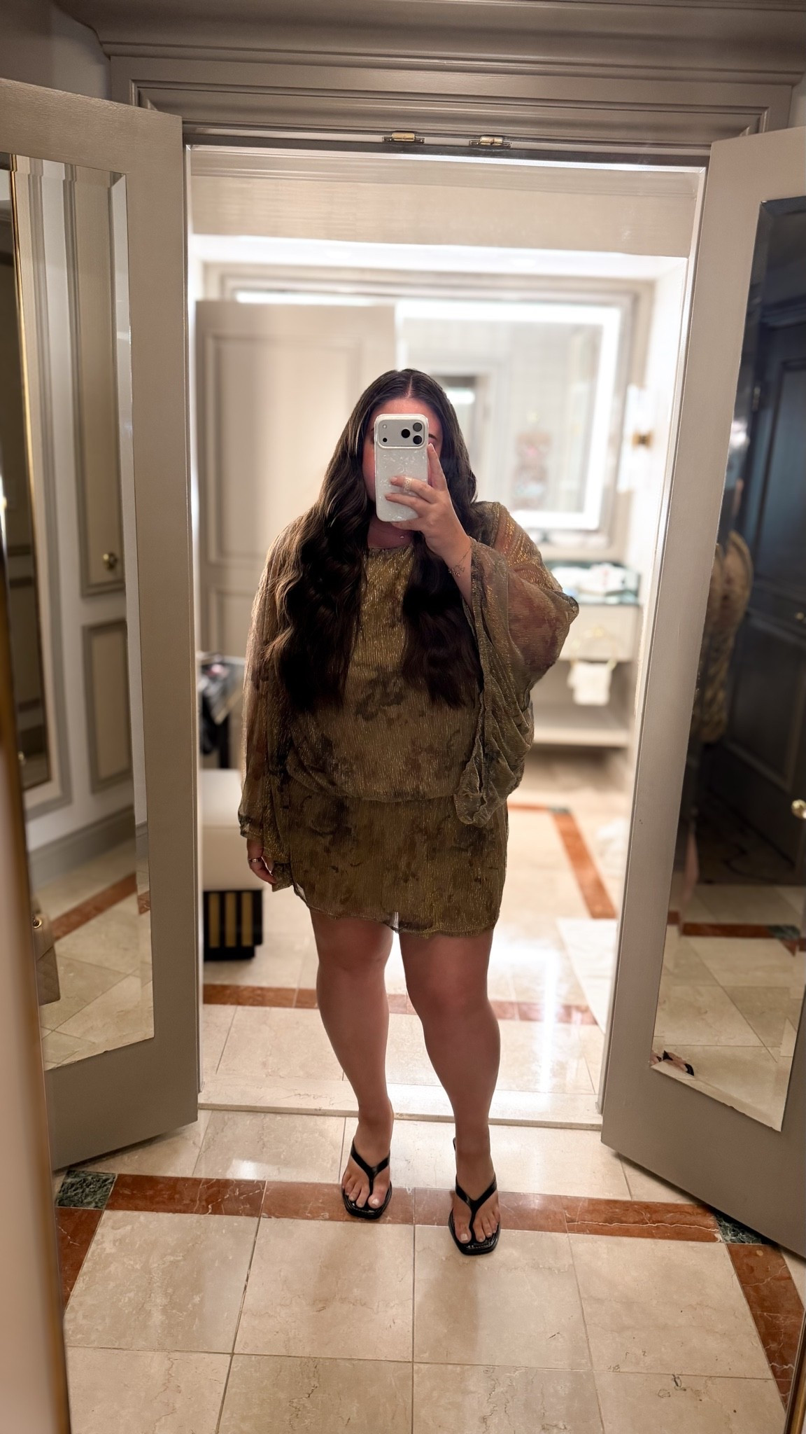 Vegas outfit. Vegas dress. 12th tribe dress. Gold dress. Birthday dress.

The dress is pretty short! I’m 5’3 and it’s long enough for me, but would probably avoid if you’re taller!!

#LTKootd #LTKgrwm #LTKSeasonal
