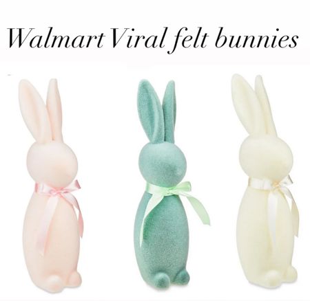 16” viral @walmart felt bunnies for Easter decor. #walmartpartner #walmarthome #easterdecor

#LTKhome #LTKSeasonal #LTKfindsunder50