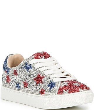 Betsey Johnson Girls' Sidny Rhinestone American Stars Sneakers (Youth) | Dillard's | Dillard's