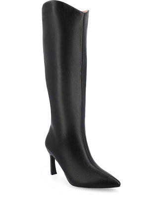 Women's Rehela Pointed Toe Stiletto Knee High Dress Boots | Macy's